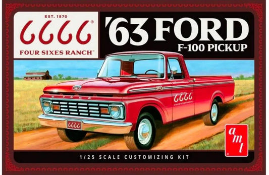 1/25 1963 Ford F-100 (Four Sixes Ranch) Model Kit (Level 2)