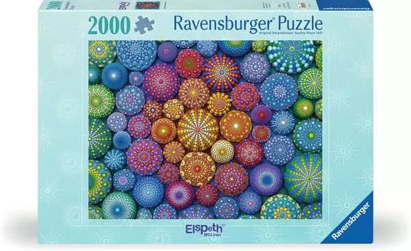 Radiating Rainbow Mandalas