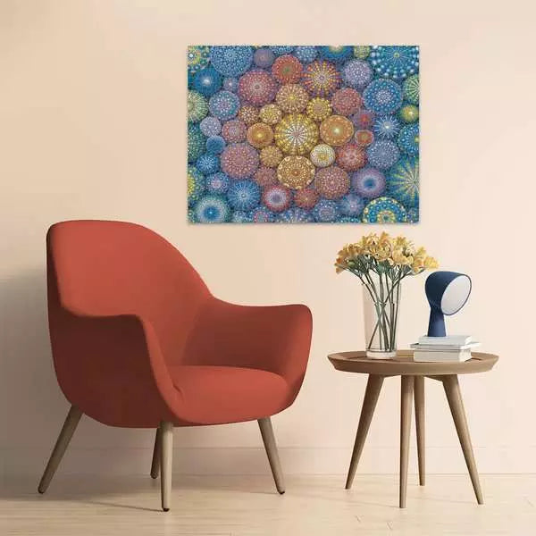 Radiating Rainbow Mandalas