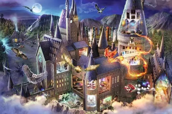 Hogwarts Castle Cutaway