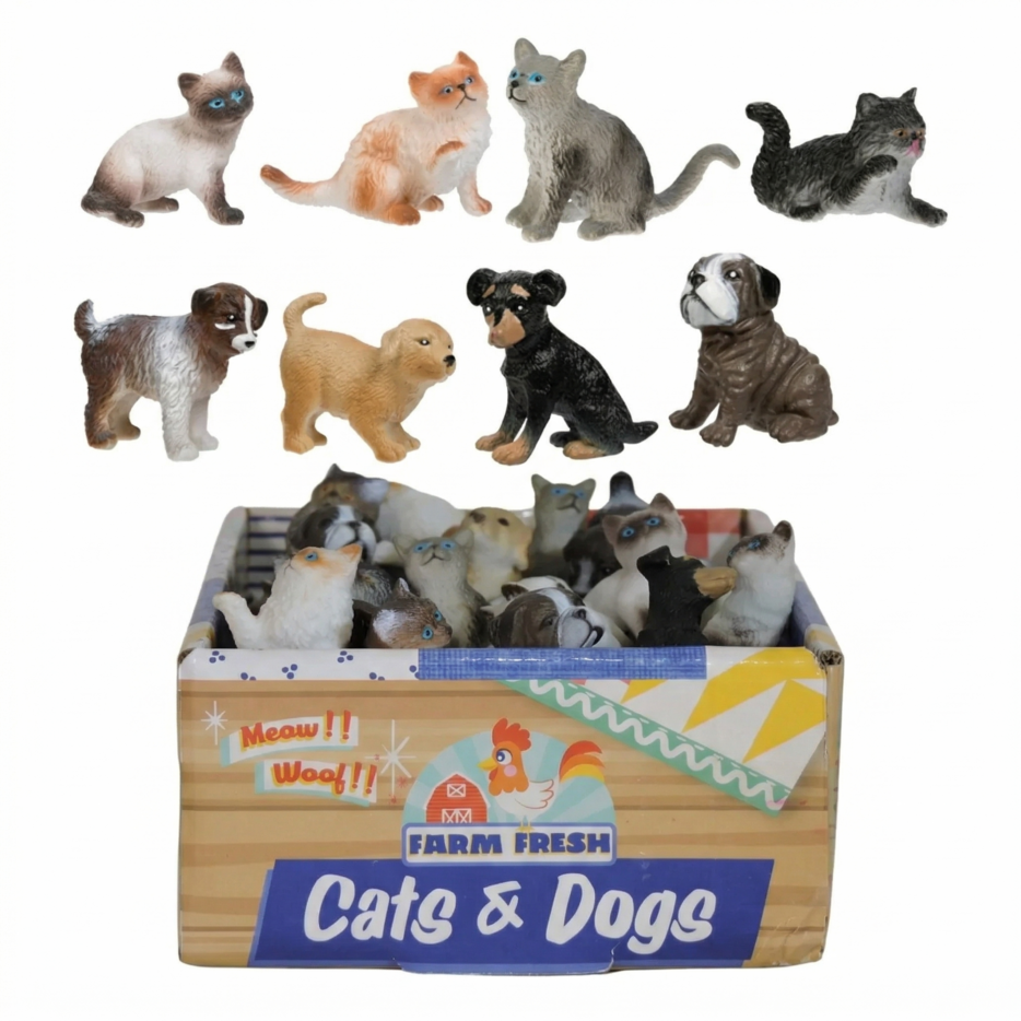 Puppies And Kitties Miniature Figures