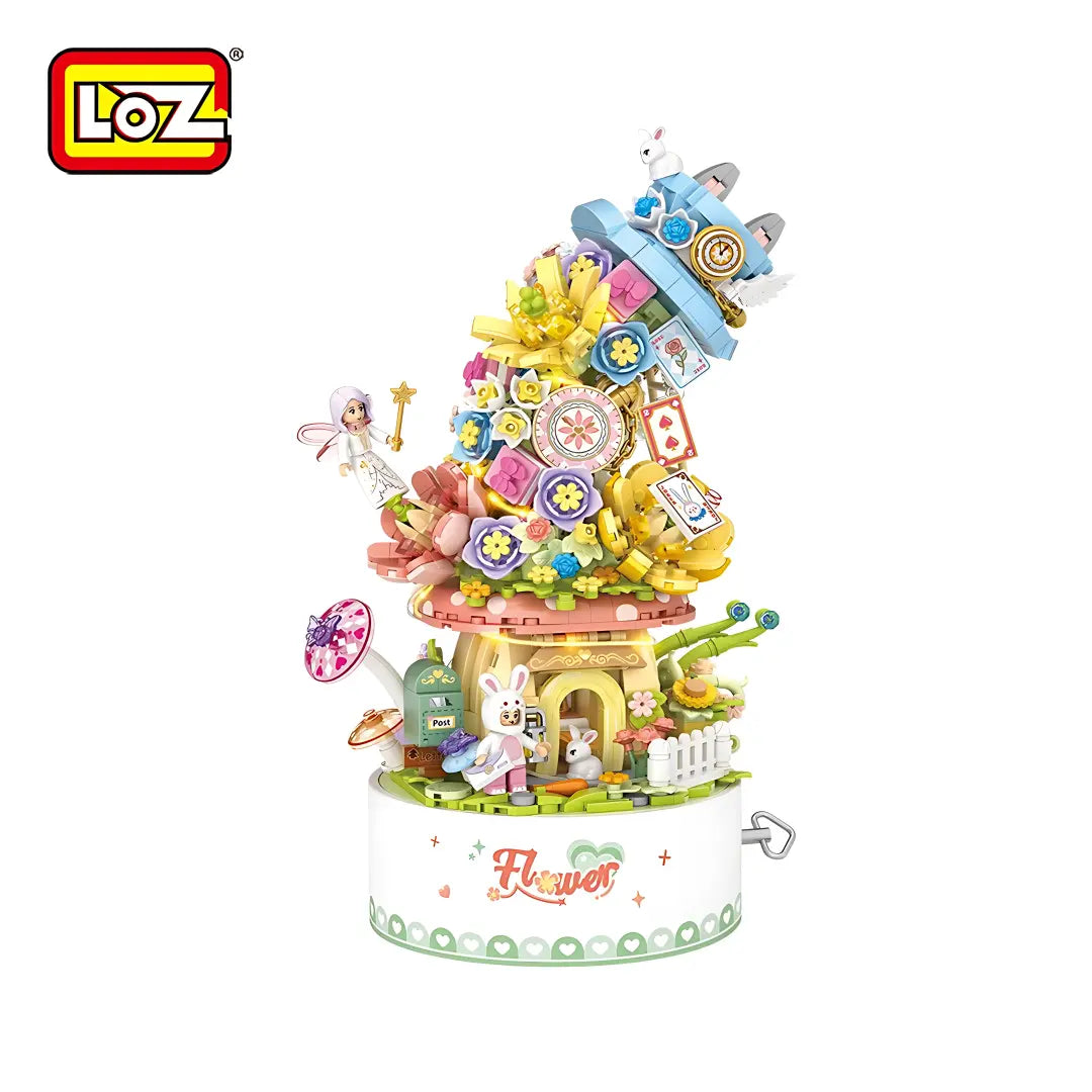 Wonderful Flower Journey-Block Music Box (Light-up Version)