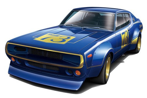 Aoshima 1/24 Nissan KPGC110 Skyline 2000GT-R RACING#73