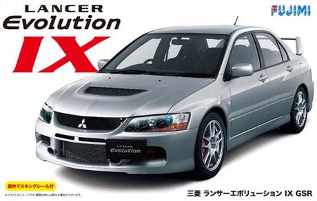 1/24 Mitsubishi Lancer Evolution IX GSR w/ Window Frame Masking
