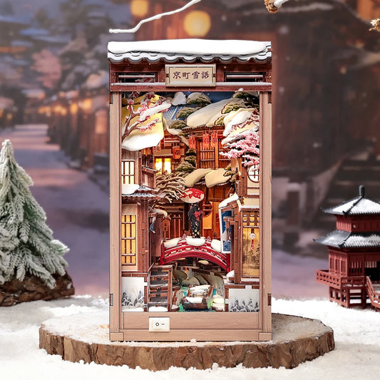 Kyoto Snow Whisper -  DIY Book Nook Kit