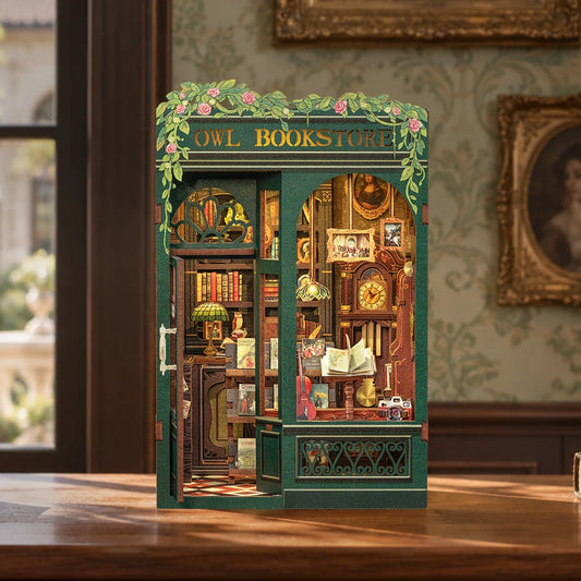 Owl Bookstore - DIY Miniature House Kit