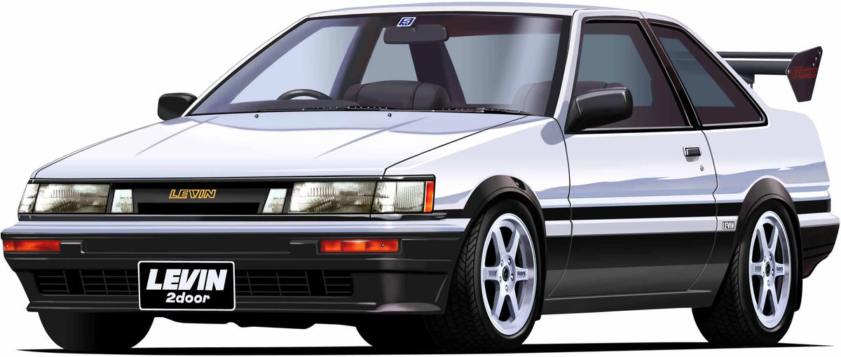 1/24 Toyota Corolla Levin 2-Door 1600GT APEX (w/GT-W Wing)