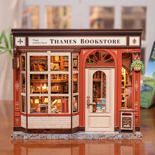 Thames Bookstore -  DIY Miniature House Kit
