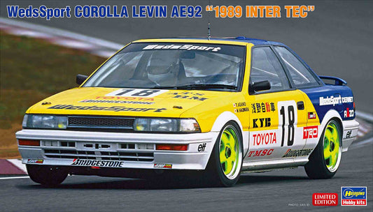 Hasegawa 1/24 Wedssport Corolla Levin AE92 '1989 Inter Tec'