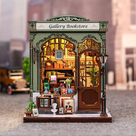 Gallery Bookstore -  DIY Miniature House Kit