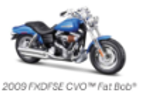 Maisto 1/18 H-D Motorcycles, Series 42 2009 FXDFSE CVO Fat Bob