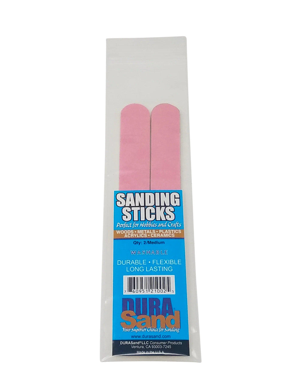 Sanding Sticks 280/320 Grit, Pink (x2)