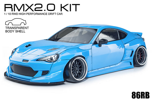 MST RMX 2.0 1/10 scale RWD DRIFT KIT (CLEAR 86RB)