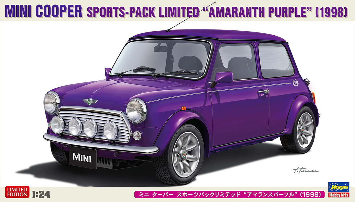 1/24 Mini Cooper Sports-pack Limited "Amaranth Purple" (1998)