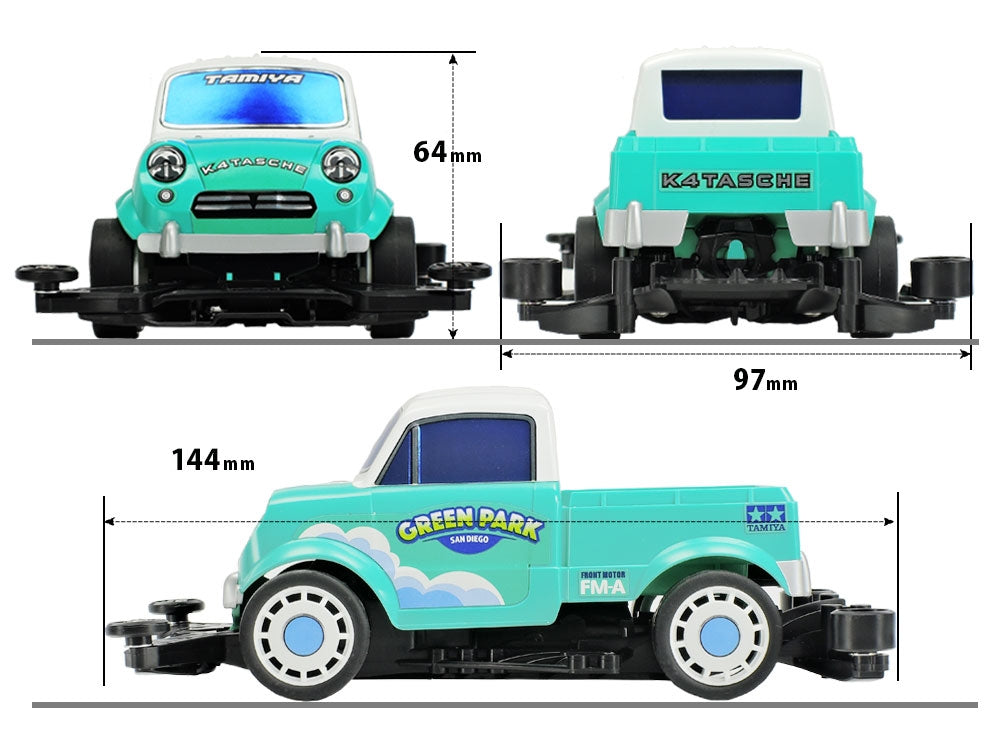 1/32 JR Mini 4WD K4 Tasche, with FM-A Chassis