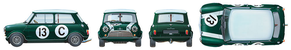 1/24 MORRIS MINI COOPER RACING Limited Edition