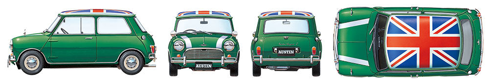 1/24 SCALE AUSTIN MINI COOPER 1275S Mk.I
