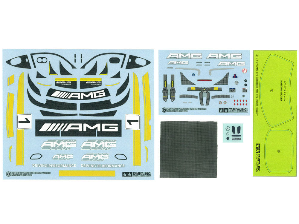 1/24 Mercedes-AMG GT3 Plastic Model Kit