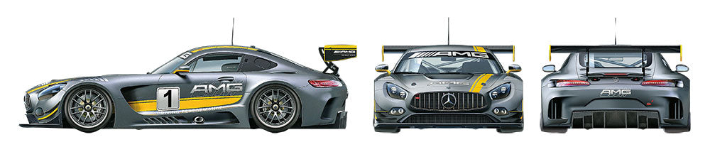 1/24 Mercedes-AMG GT3 Plastic Model Kit