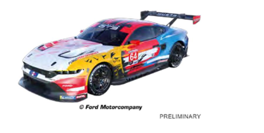 Ford Mustang GT3 "Champion Spirit, No.64", Digital 1/32