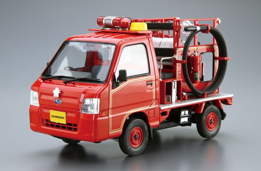 Aoshima 1/24 Subaru TT2 SAMBAR THE FIRE ENGINE '11