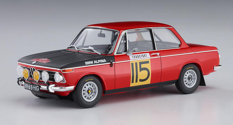 Hasegawa 1/24 BMW 2002 ti '1969 MONTE-CARLO RALLY 2/5 CLASS WINNER'