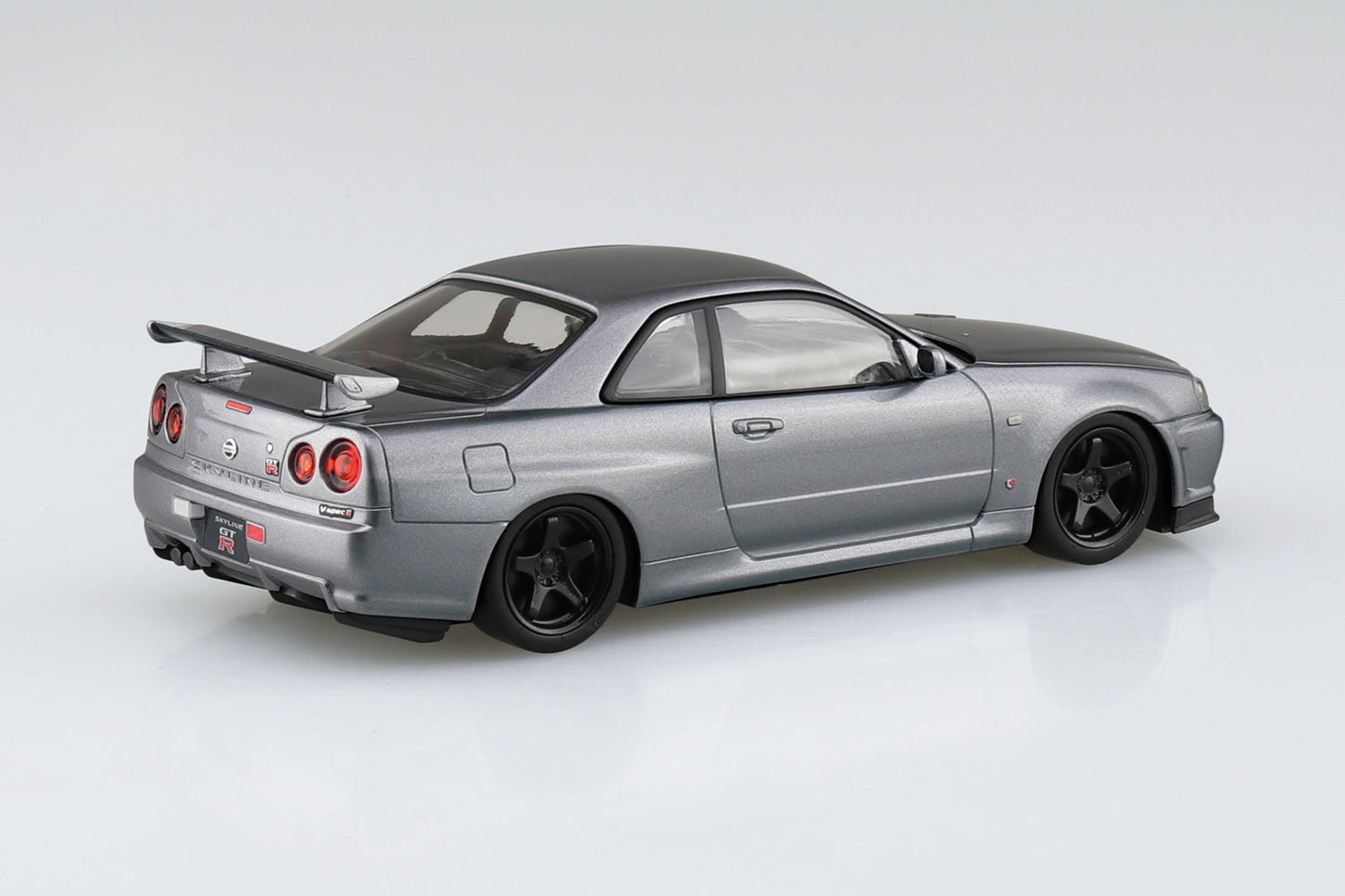 Aoshima 1/32 SNAP KIT #11-SP4 Nissan R34 Skyline GT-R Custom Wheel (Athlete Silver)