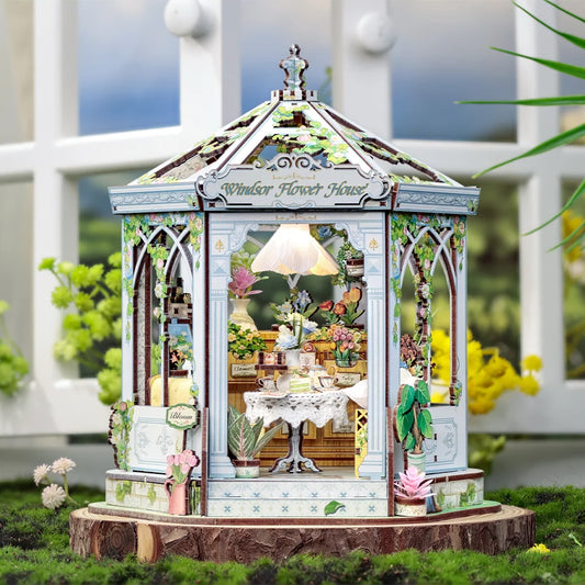 Windsor Flower House -  DIY Miniature House Kit
