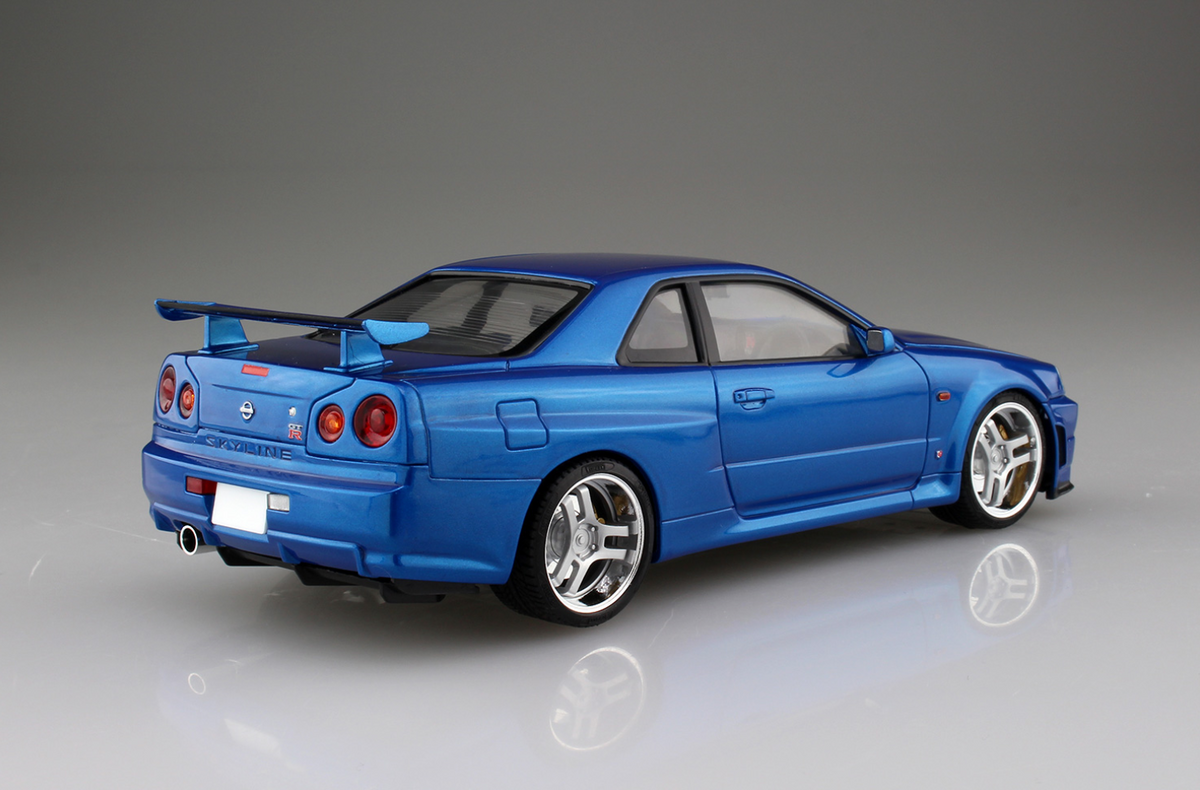 1/24 Initial D HOSINO KOZO BNR34 Skyline GT-R