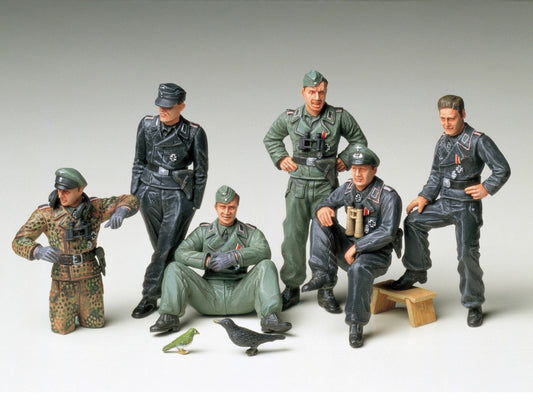 GERMAN TANK CREW AT REST