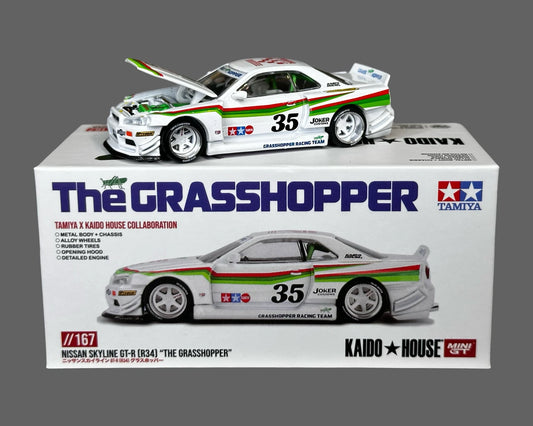 TAMIYA x KAIDO HOUSE Nissan Skyline GT-R (R34) "The GRASSHOPPER"