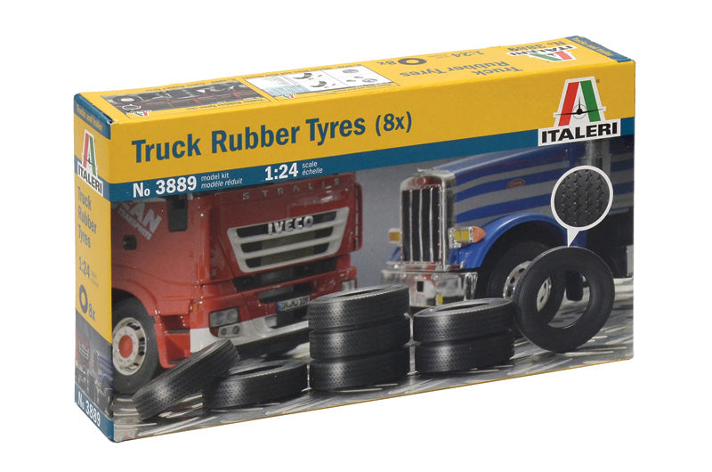 1:24 TRUCK RUBBER TIRES (x8)