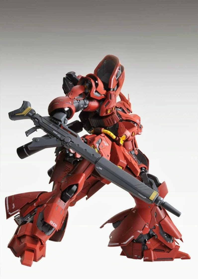 Bandai MG 1/100 Sazabi (Ver. Ka) 'Char's Counterattack'
