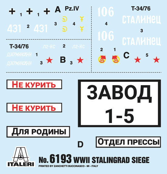1:72 Stalingrad Siege 1942 - Battle Set
