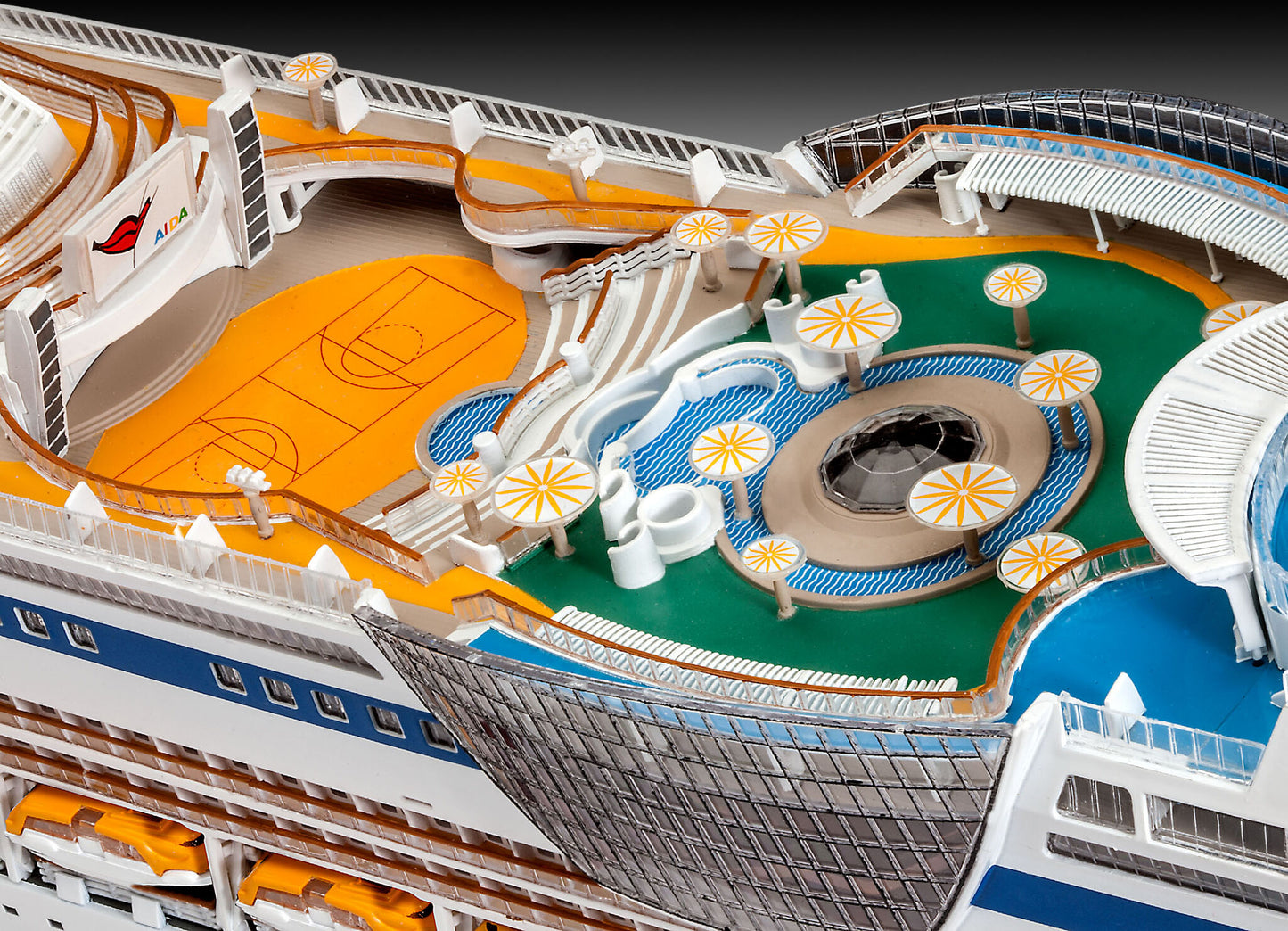 1:400 Cruiser Ship AIDA