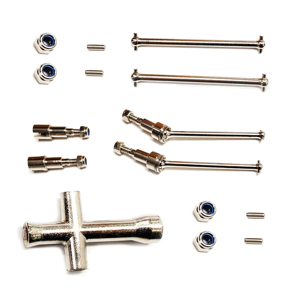 OVERDRIVE XS & VIXEN XS - Metal Front and Rear Drive Shaft