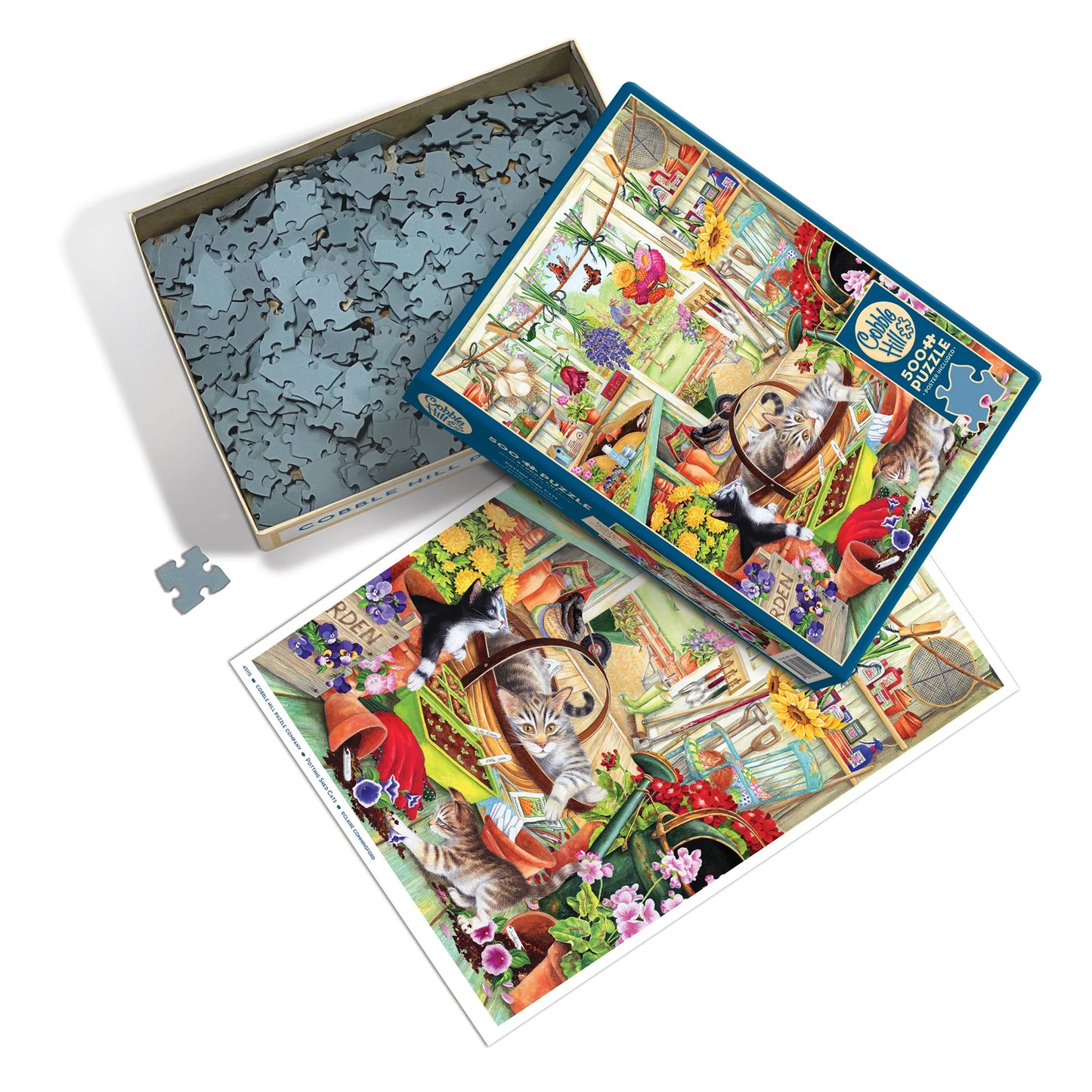Potting Shed Cats - 500 Piece