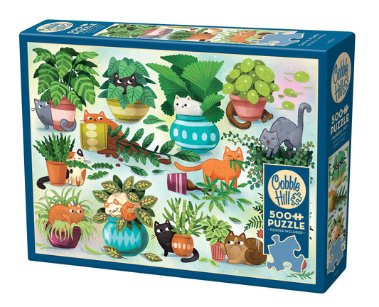 Cats vs. Plants - 500 Piece