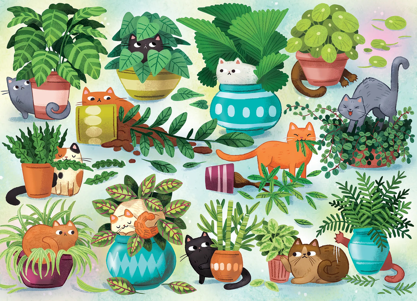 Cats vs. Plants - 500 Piece