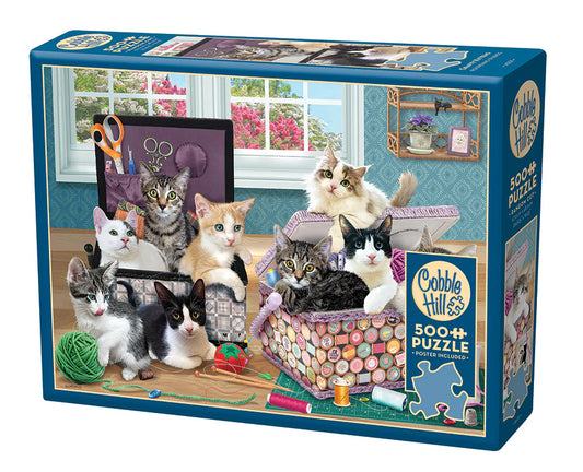 Crafty Kittens - 500 Piece