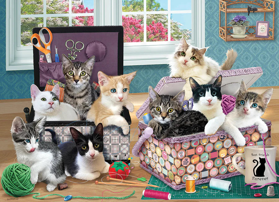 Crafty Kittens - 500 Piece