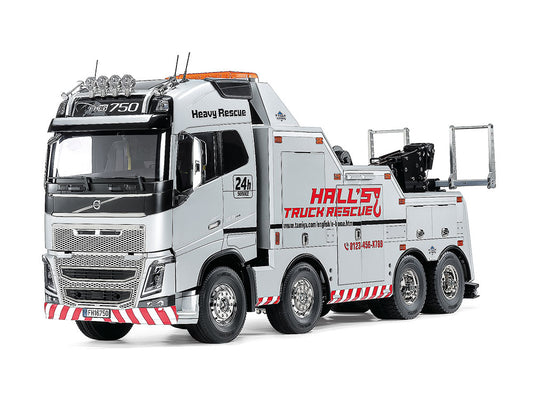 VOLVO FH16 GLOBETROTTER TOW TRUCK TAM47528 KIT SILVER EDITION