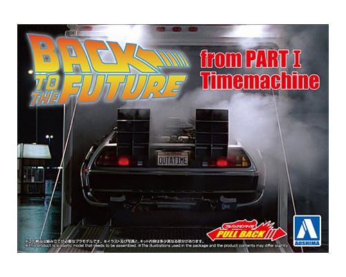 Back To The Future 1/43 Pullback DELOREAN from PART I