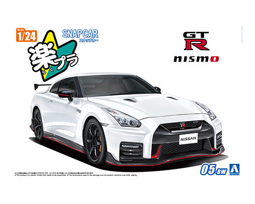 1/24 SNAP CAR R35 NISSAN GT-R NISMO 2017 Brilliant White Pearl