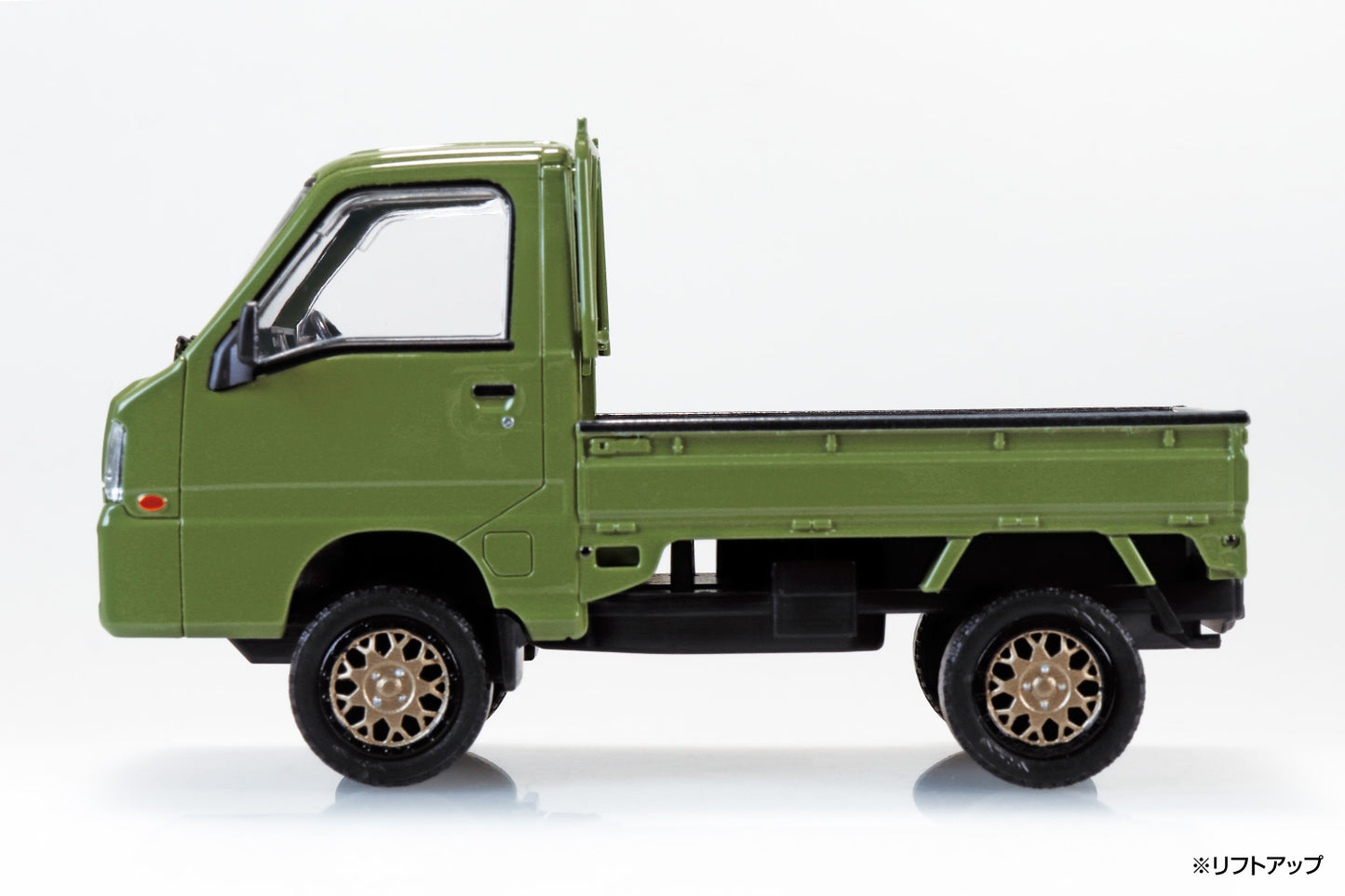 1/32 SNAP KIT Subaru Sambar Truck Custom Wheels (Olive Green)