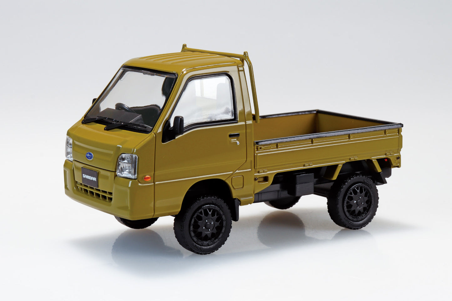 1/32 SNAP KIT Subaru Sambar Truck Custom Wheels (Olive)