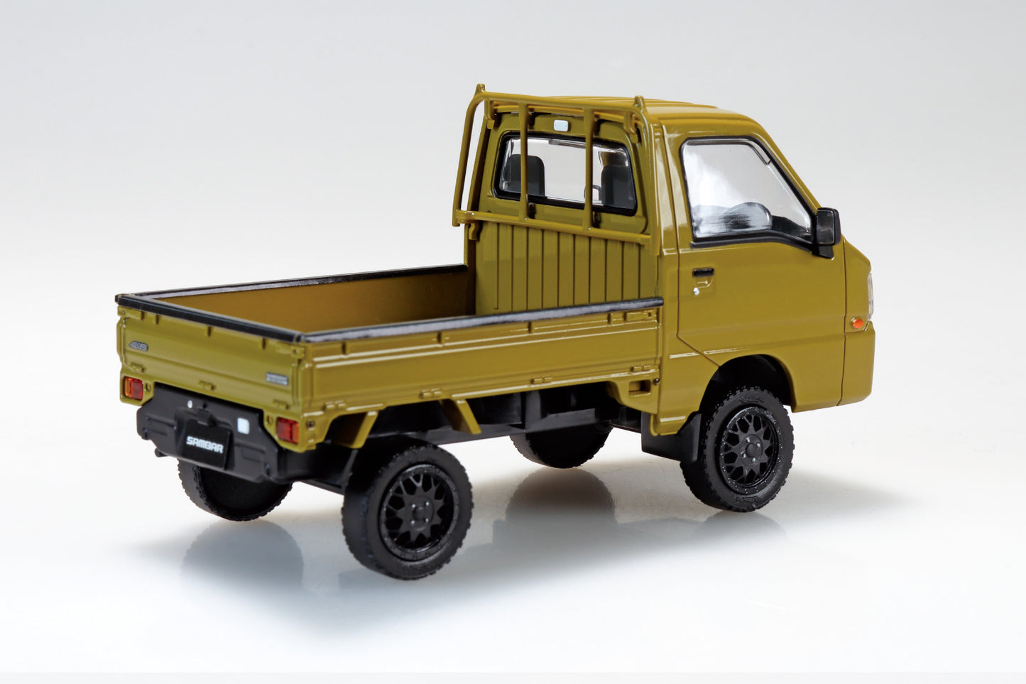 1/32 SNAP KIT Subaru Sambar Truck Custom Wheels (Olive)