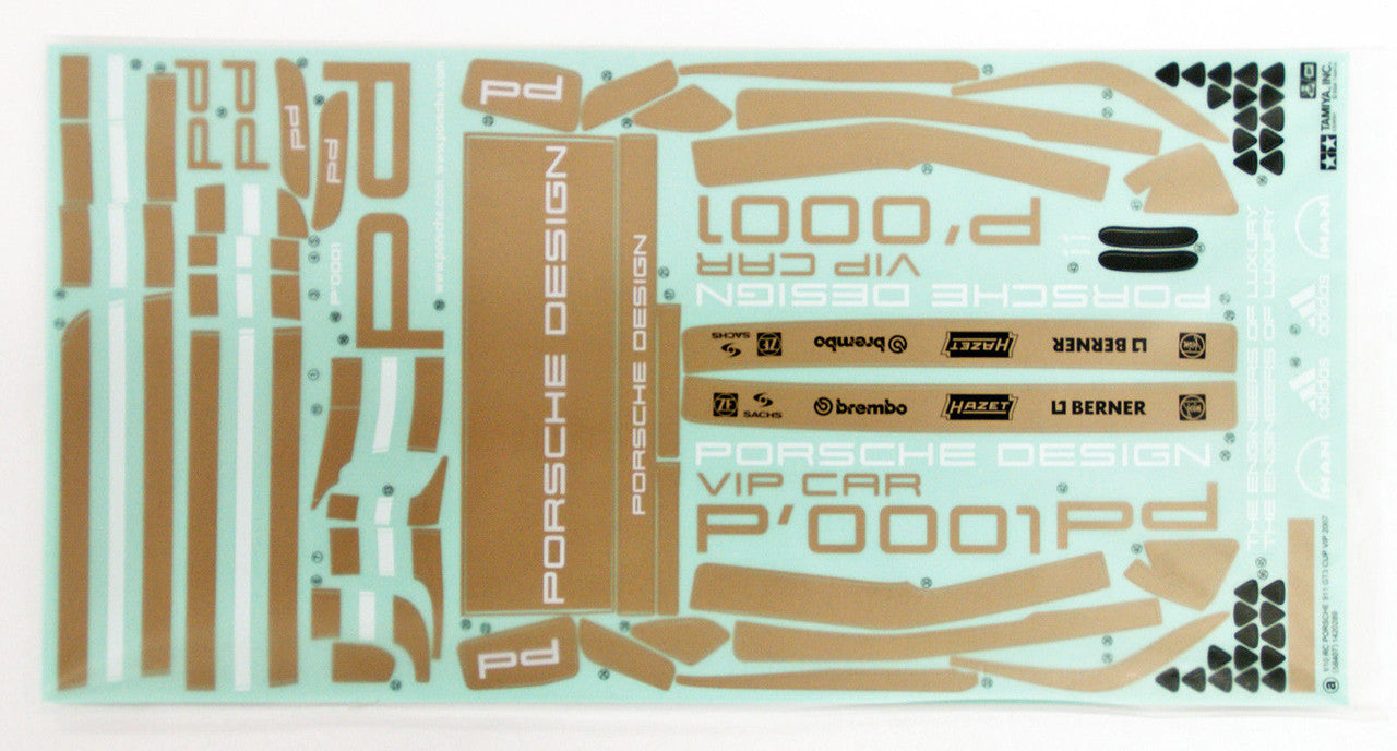 Porsche 911 GT3 Cup VIP 2007 CLEAR BODY ONLY