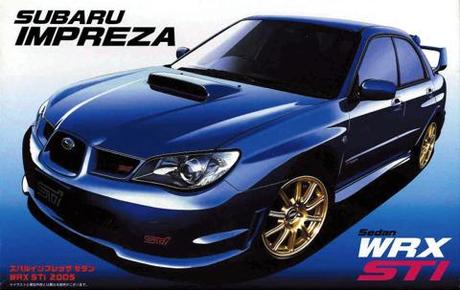 1/24 Subaru Impreza Sedan WRX Sti 2005