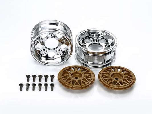 2-PIECE MESH WHEELS (x2)